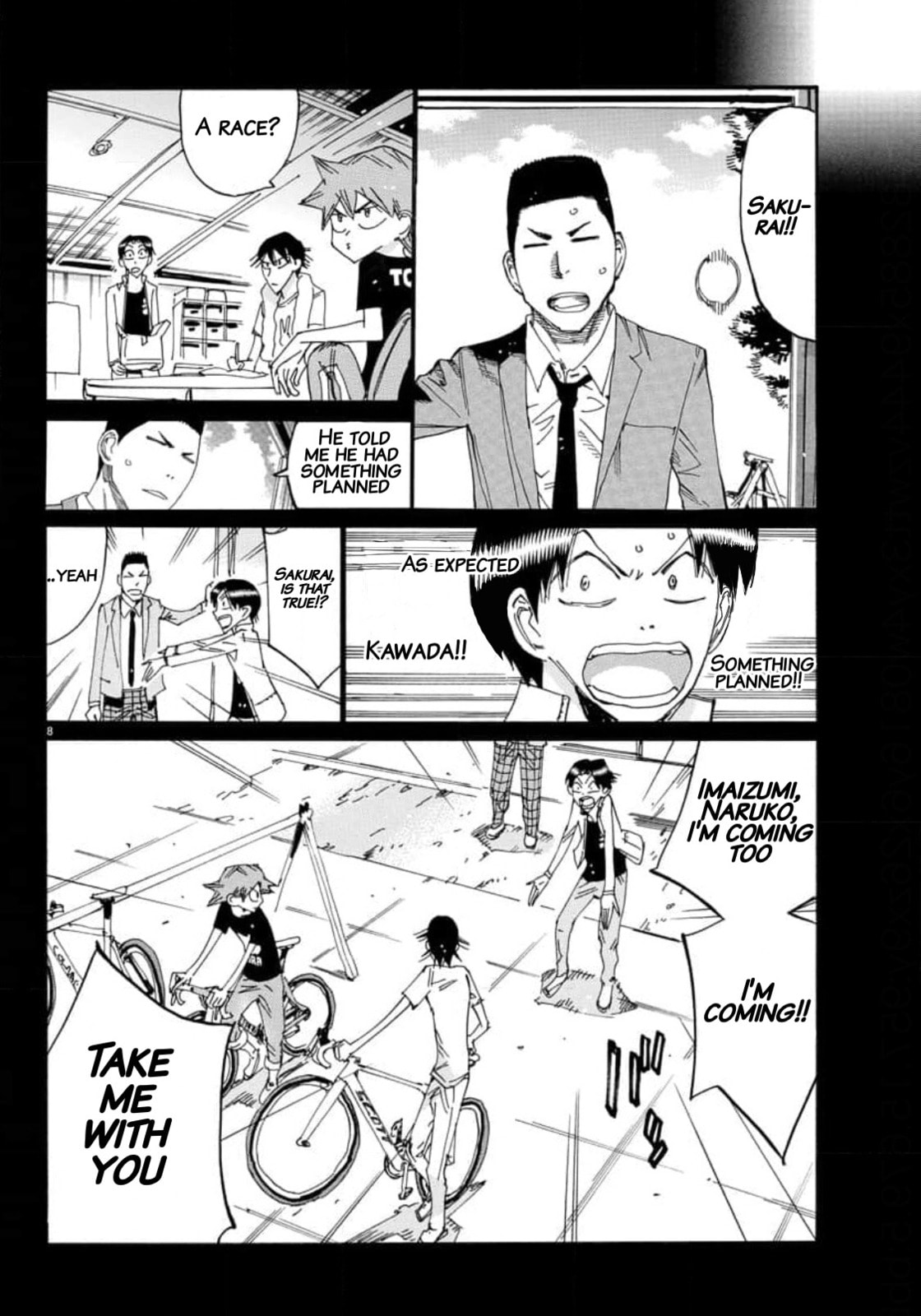 Yowamushi Pedal Chapter 652 page 7 - 