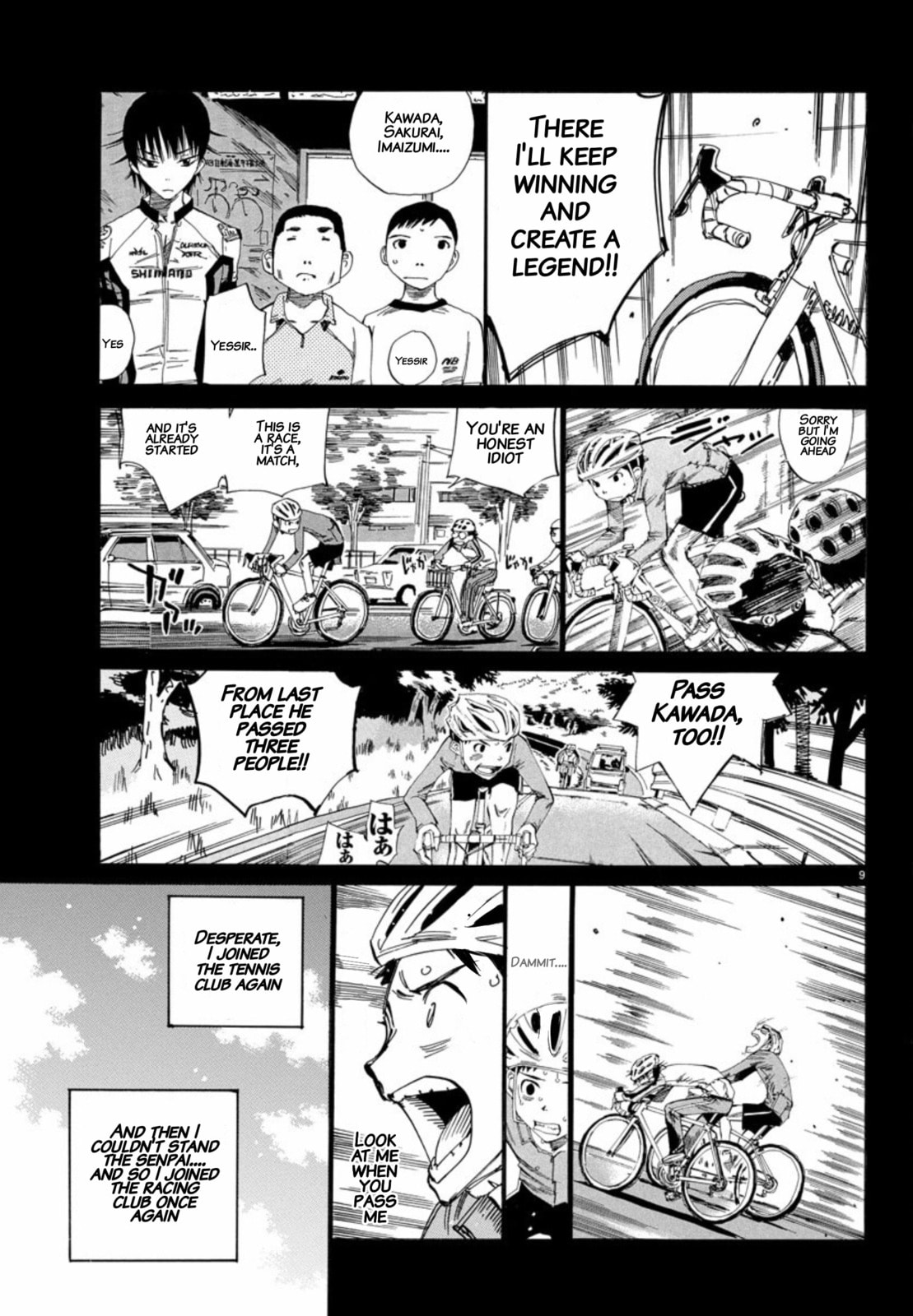 Yowamushi Pedal Chapter 654 page 8 - 