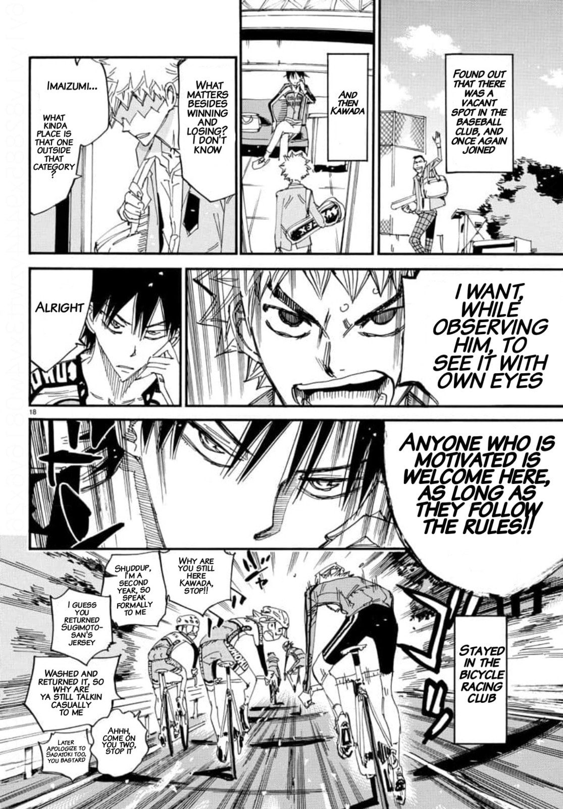 Yowamushi Pedal Chapter 655 page 16 - 