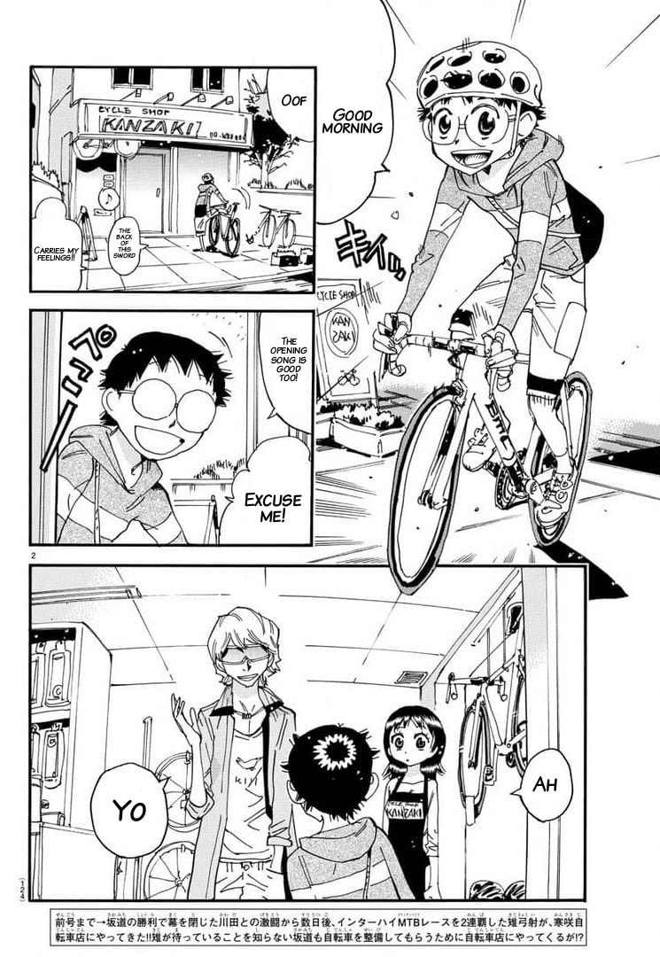 Yowamushi Pedal Chapter 657 page 2 - 