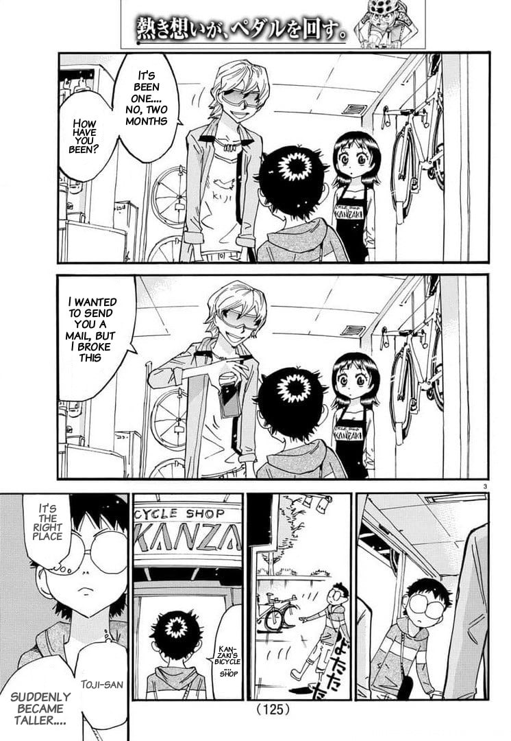 Yowamushi Pedal Chapter 657 page 3 - 