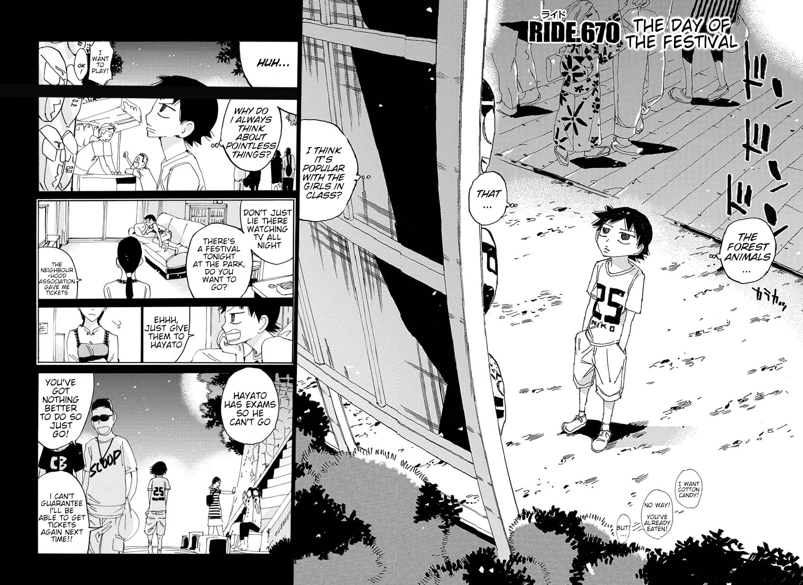 Yowamushi Pedal Chapter 670 page 2 - 