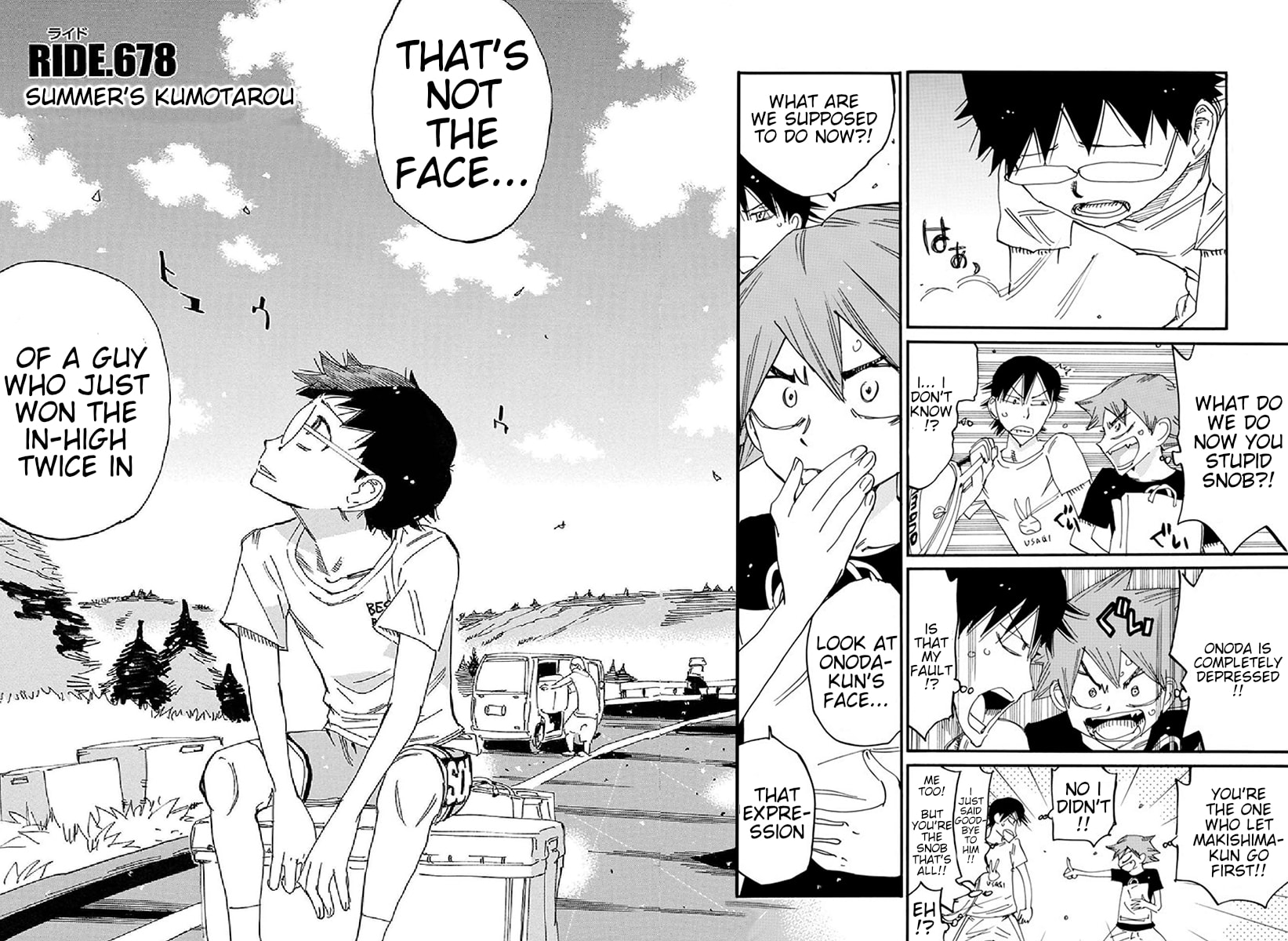 Yowamushi Pedal Chapter 678 page 2 - 