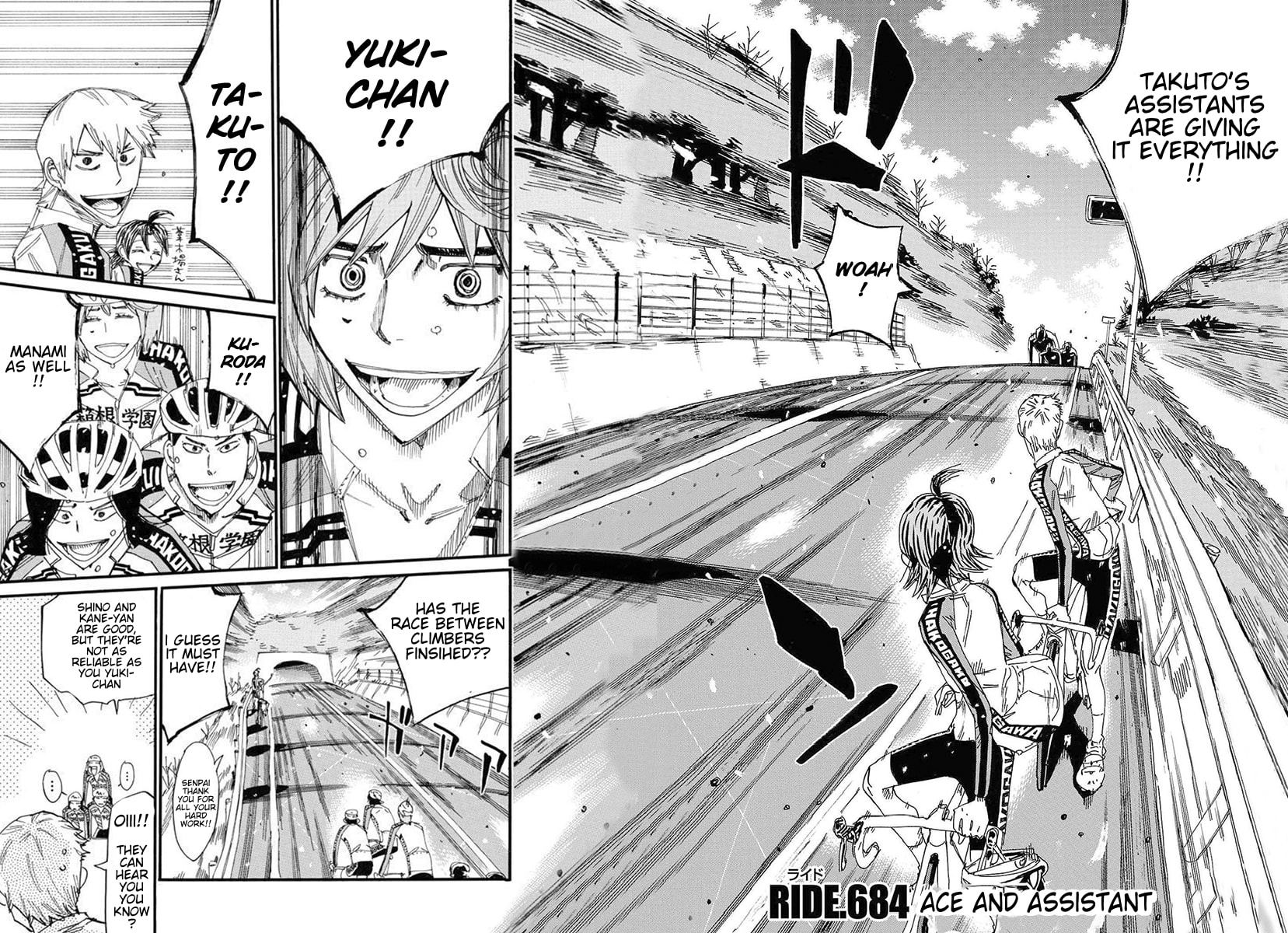 Yowamushi Pedal Chapter 684 page 2 - 