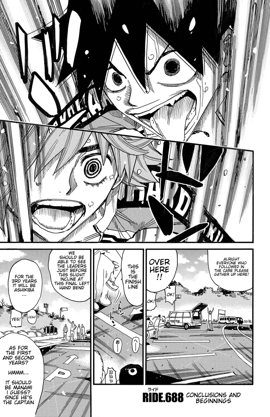 Yowamushi Pedal Chapter 688 page 1 - 