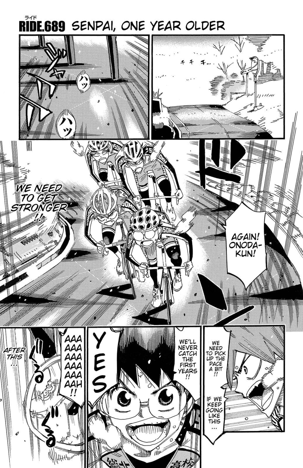 Yowamushi Pedal Chapter 689 page 1 - 