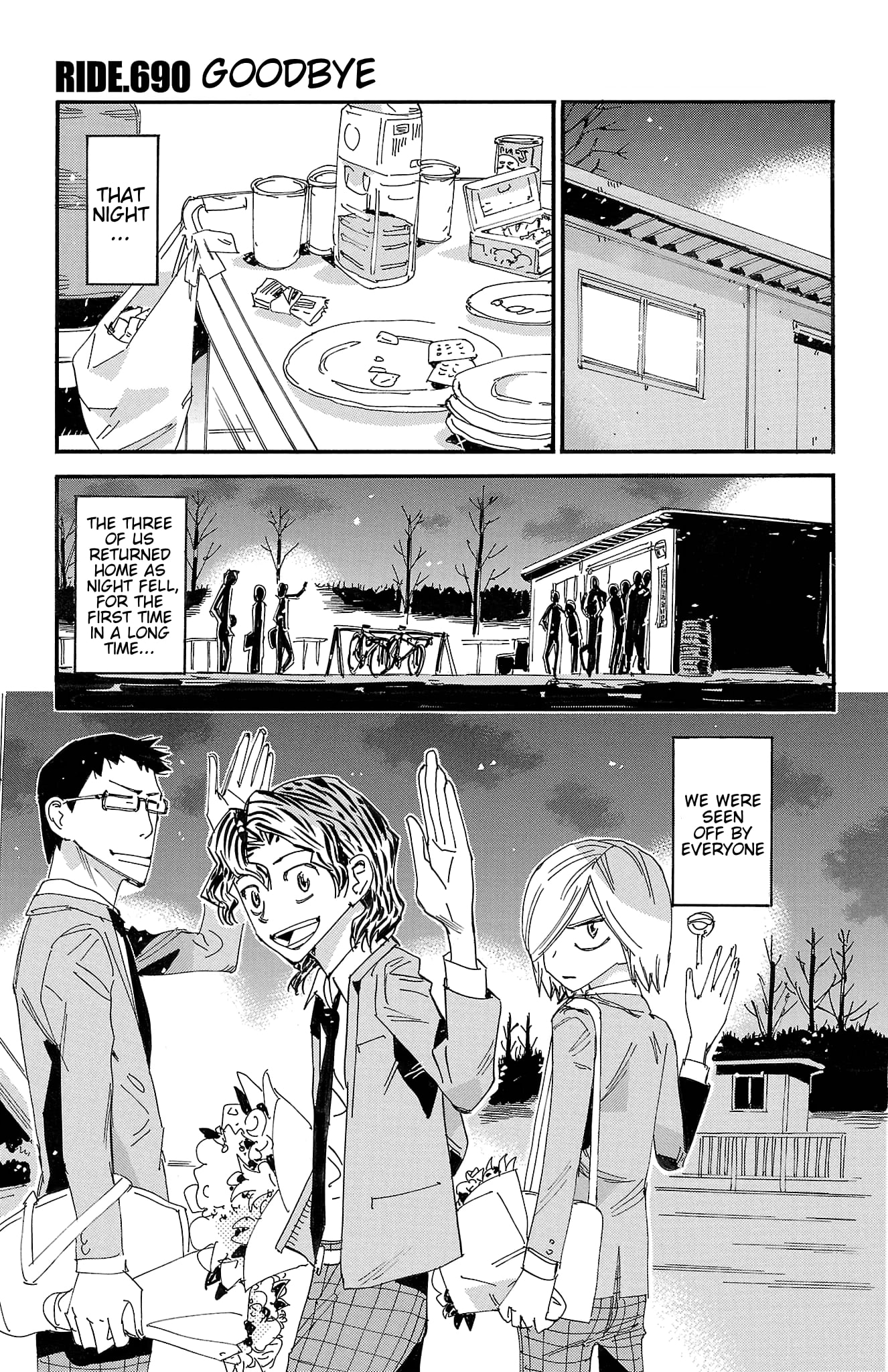 Yowamushi Pedal Chapter 690 page 1 - 