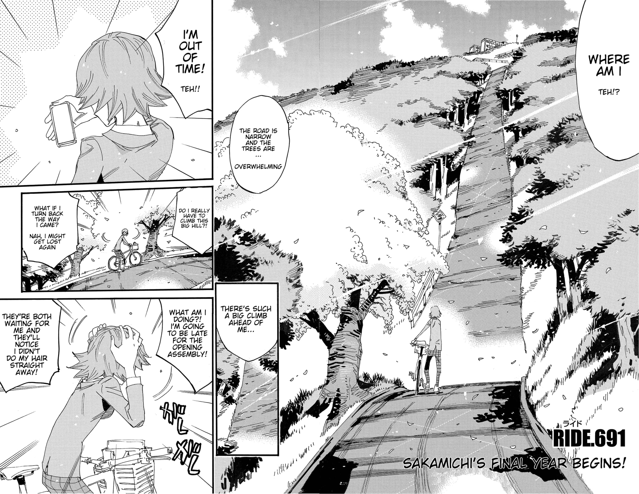 Yowamushi Pedal Chapter 691 page 2 - 