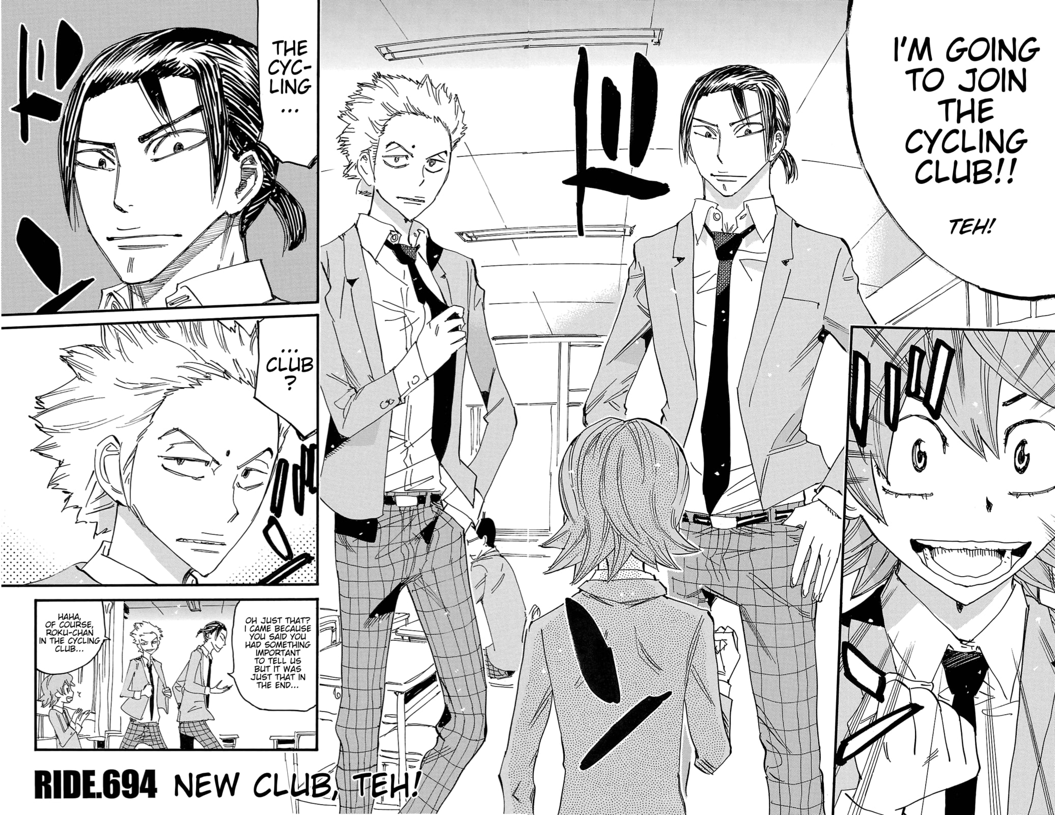 Yowamushi Pedal Chapter 694 page 2 - 