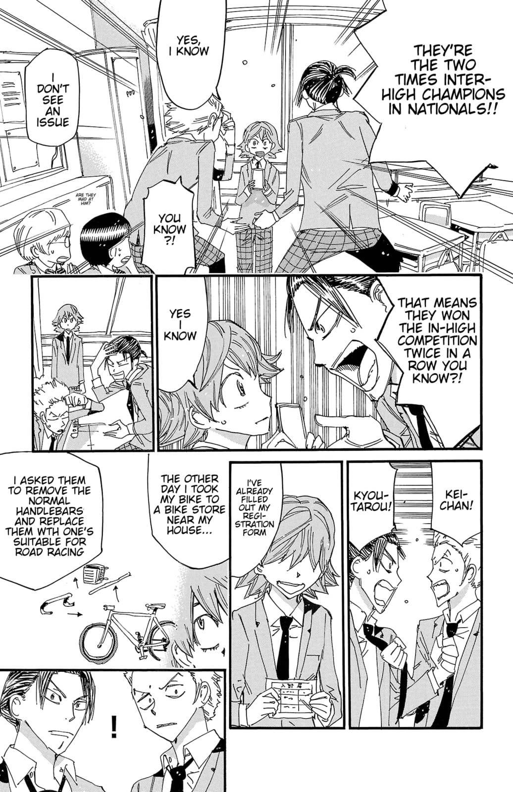 Yowamushi Pedal Chapter 694 page 4 - 