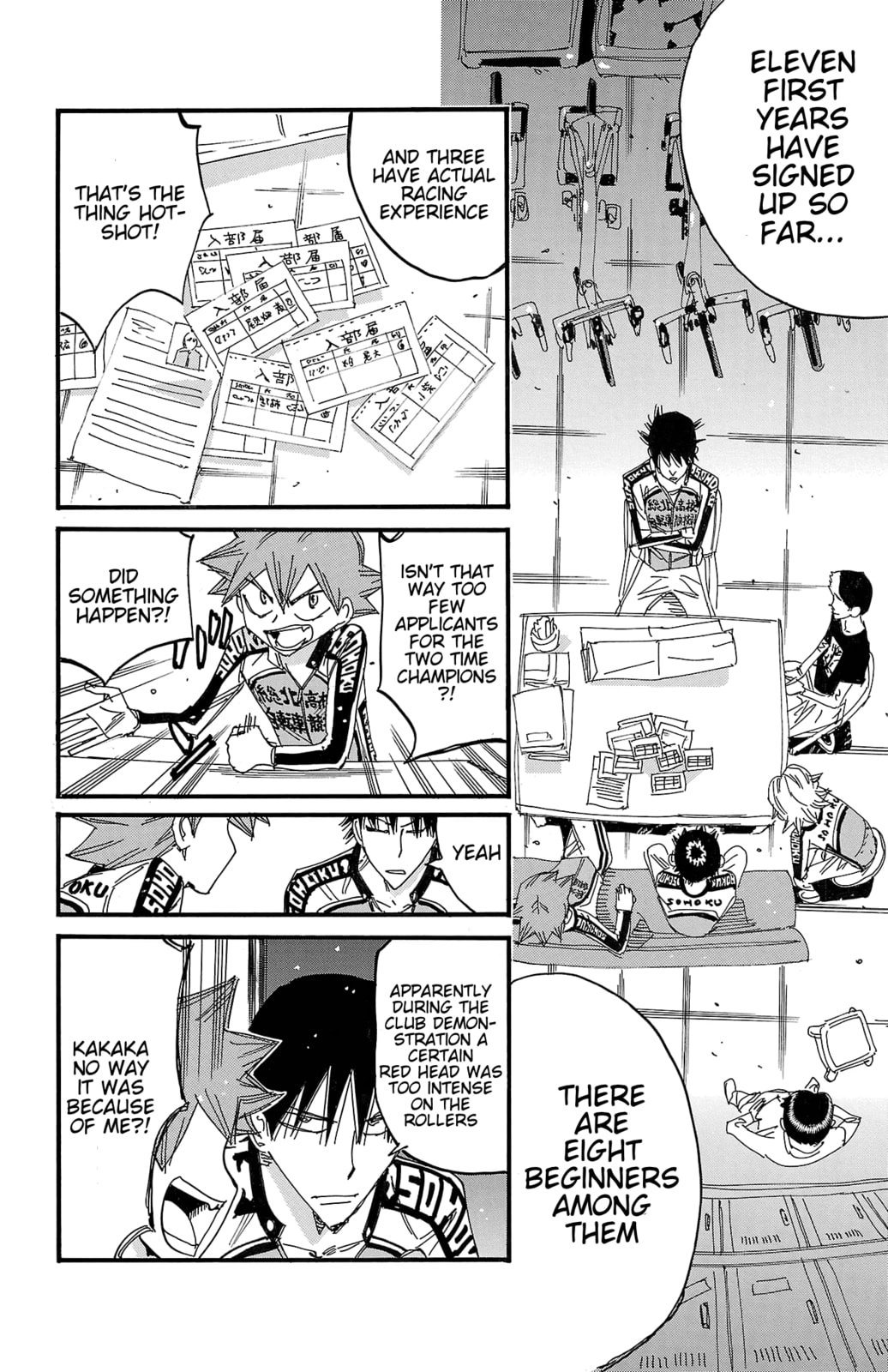 Yowamushi Pedal Chapter 695 page 14 - 