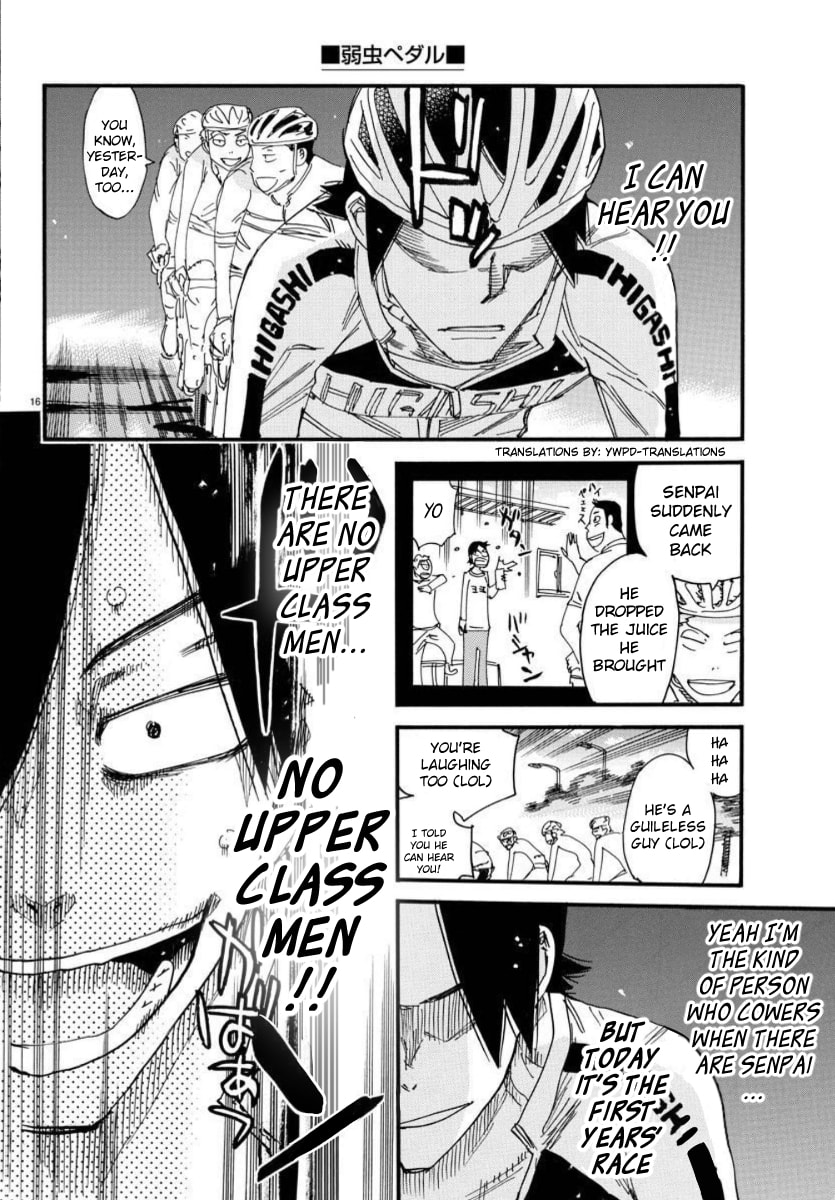 Yowamushi Pedal Chapter 696 page 15 - 