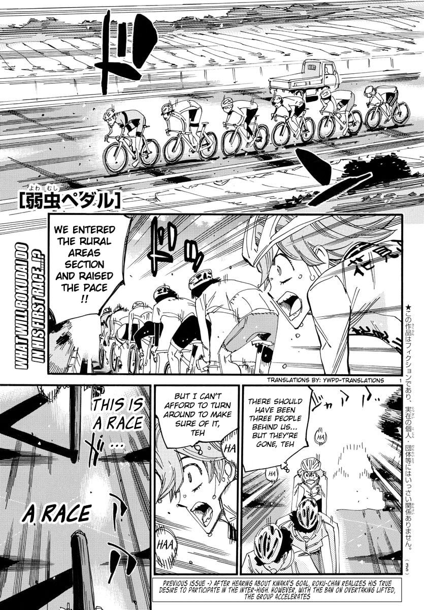 Yowamushi Pedal Chapter 698 page 1 - 