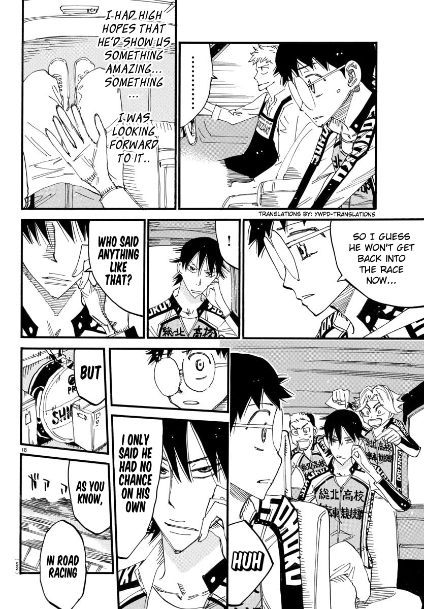 Yowamushi Pedal Chapter 698 page 16 - 