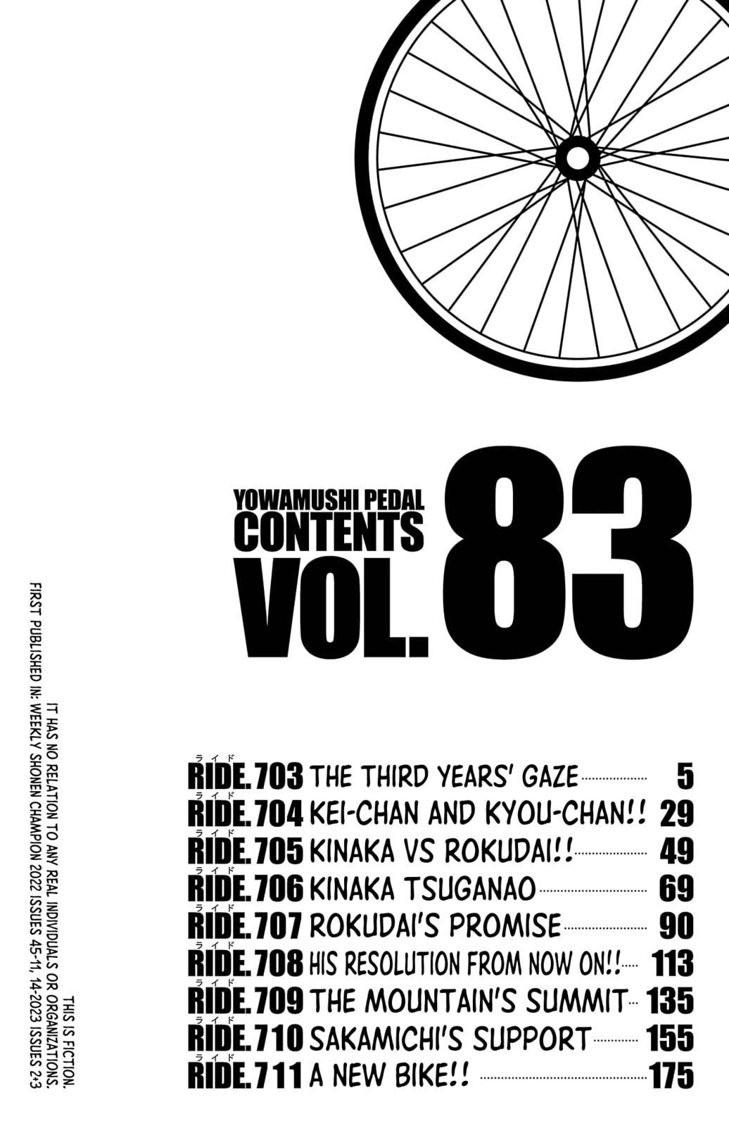 Yowamushi Pedal Chapter 703 page 6 - 