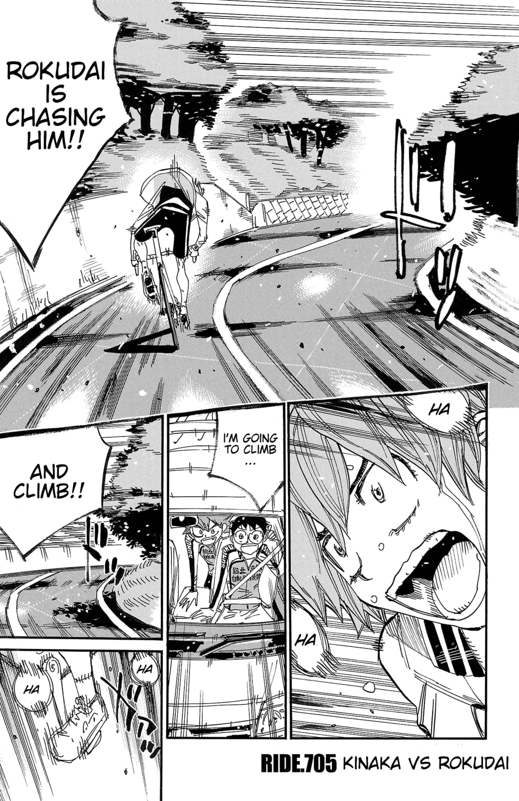 Yowamushi Pedal Chapter 705 page 1 - 