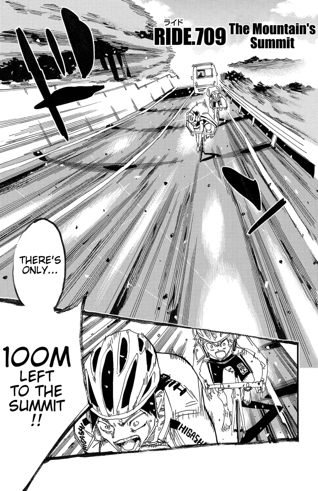 Yowamushi Pedal Chapter 709 page 1 - 