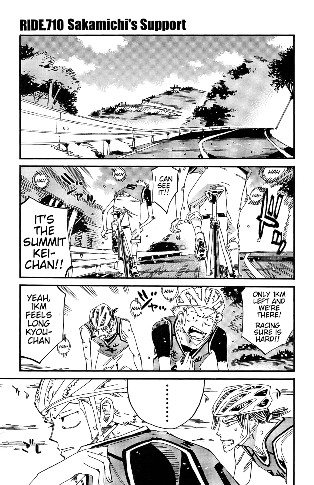 Yowamushi Pedal Chapter 710 page 1 - 