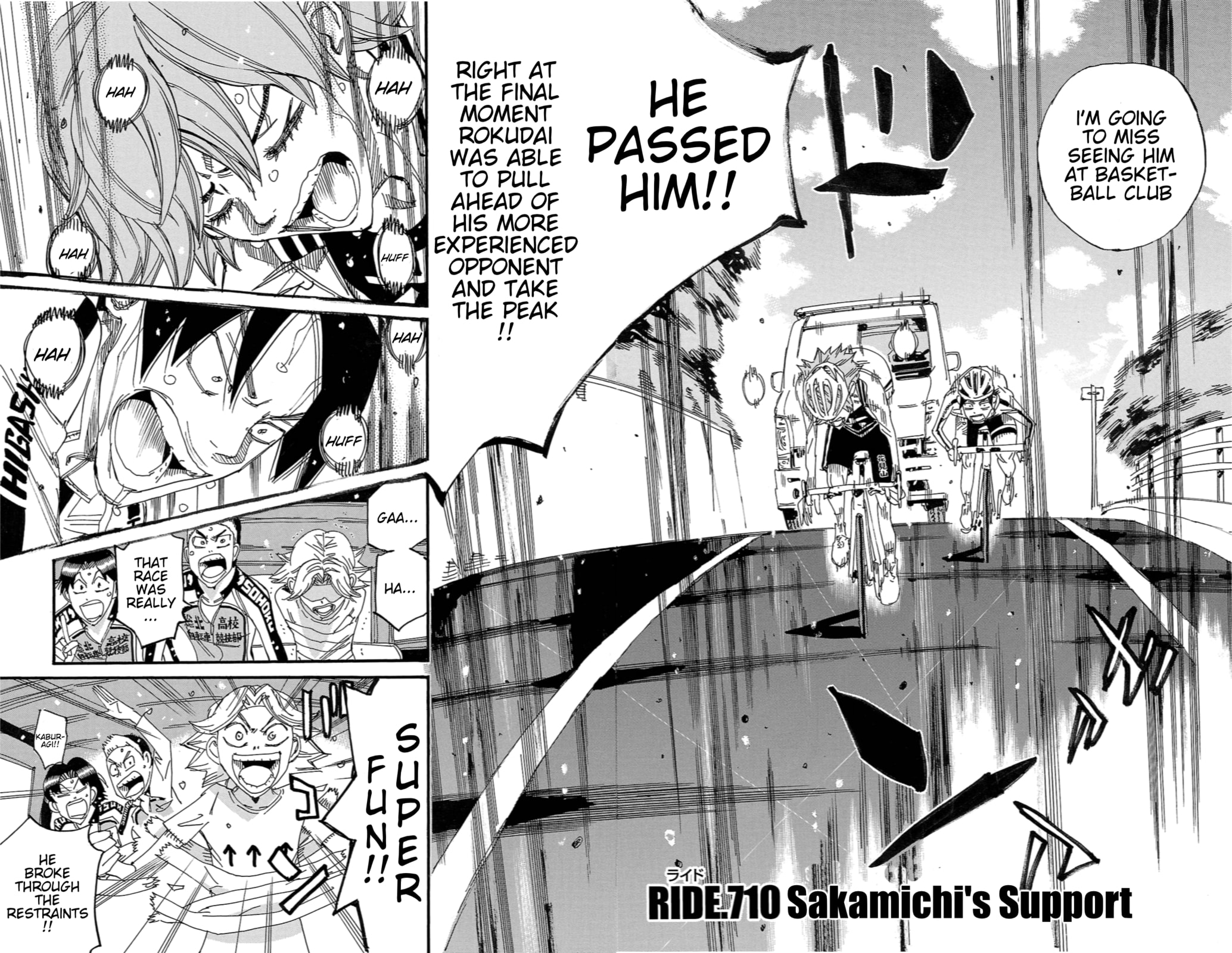 Yowamushi Pedal Chapter 710 page 4 - 