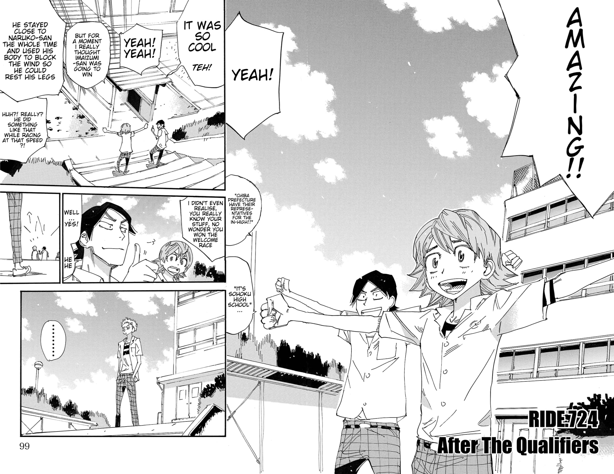 Yowamushi Pedal Chapter 724 page 4 - 