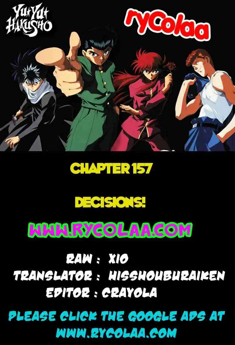 Read Yu Yu Hakusho chapter 157 image 20 on Lezhin