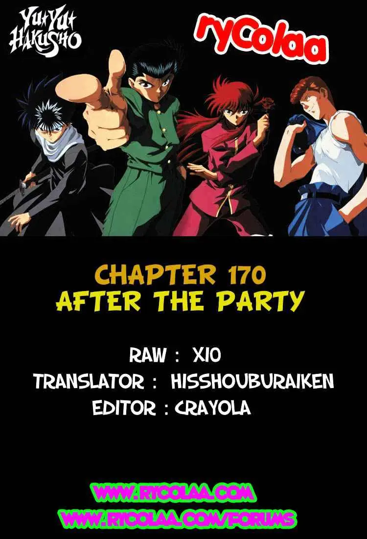 Read Yu Yu Hakusho chapter 170 image 20 on Lezhin