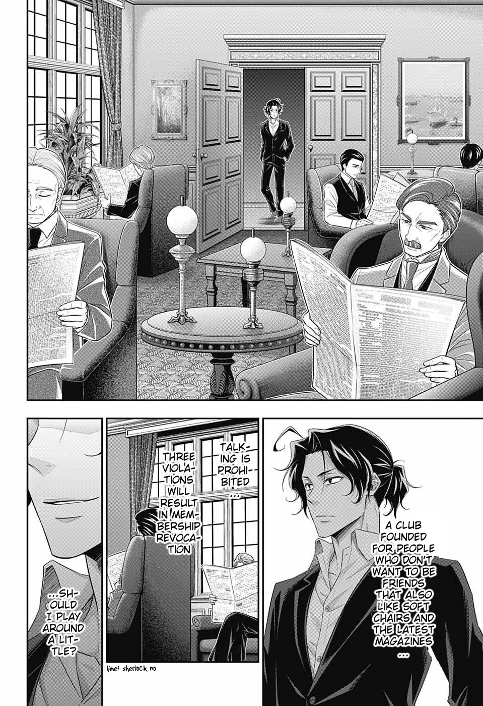 Read Yukoku no Moriarty chapter 39 image 20 on Lezhin
