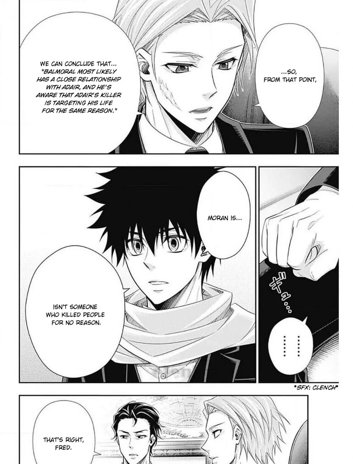 Read Yukoku no Moriarty chapter 58 image 18 on Lezhin