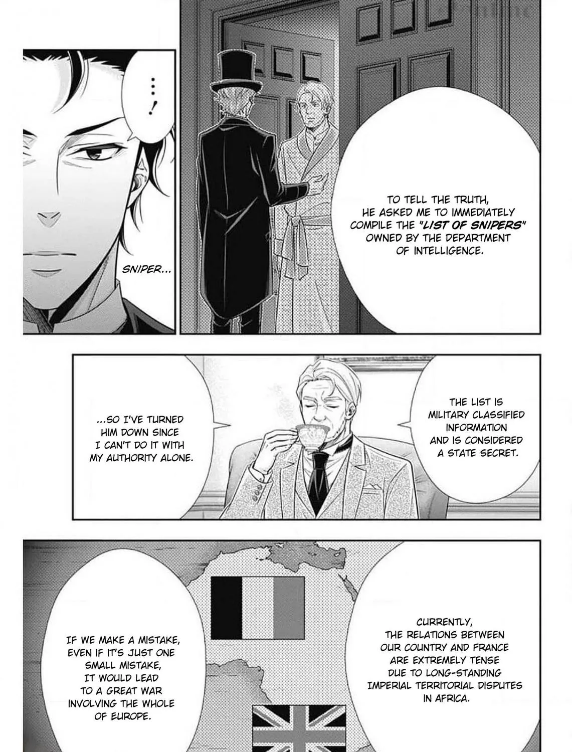 Read Yukoku no Moriarty chapter 58 image 8 on Lezhin