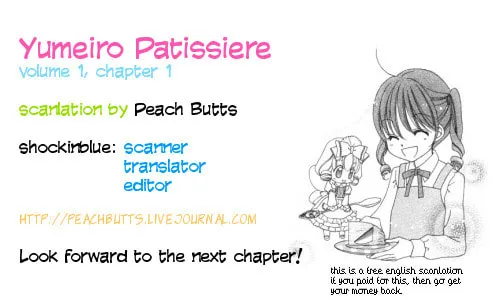 Read Yumeiro Patissiere chapter 1 image 1 on Lezhin