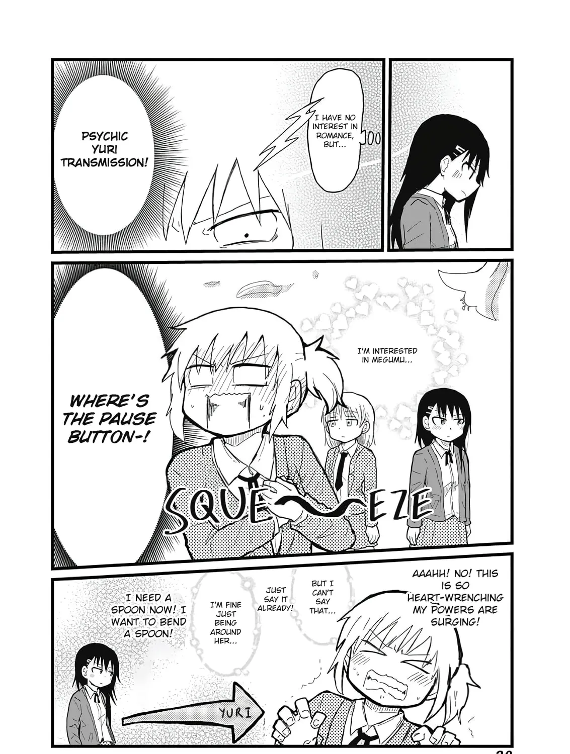 Yuri ni Hasamarete, Esper! Chapter 2 page 13 - 