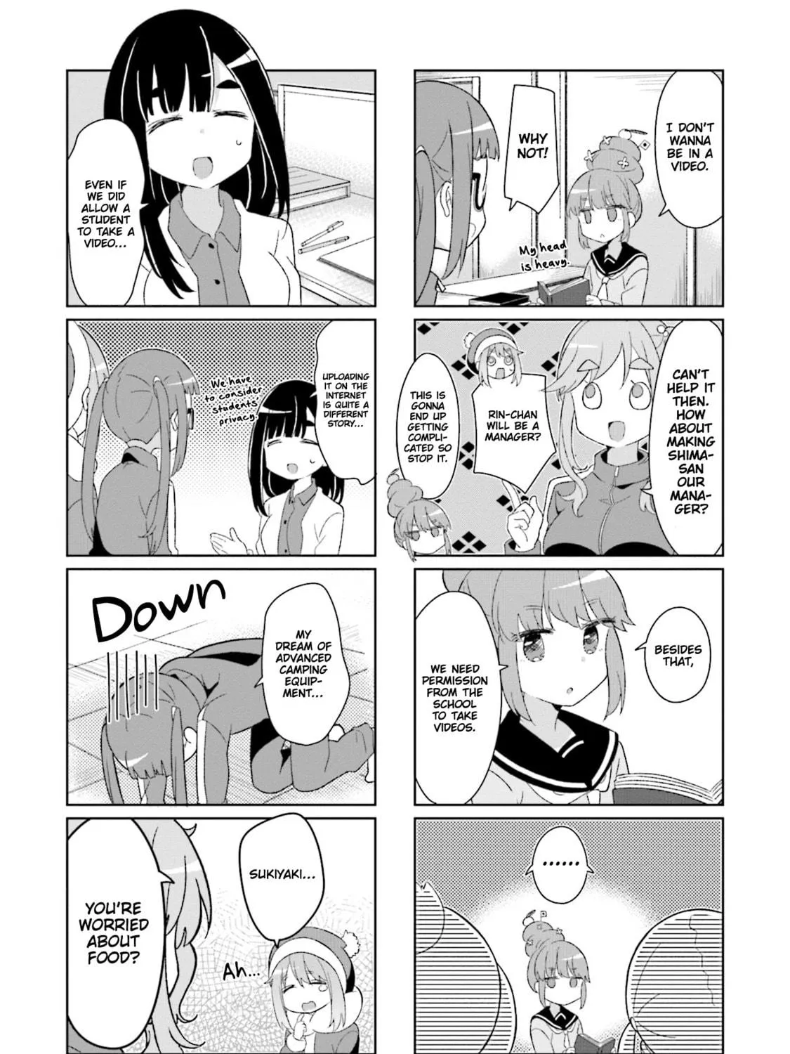 Read Yuru Camp△ Anthology Comic chapter 11 image 8 on Lezhin