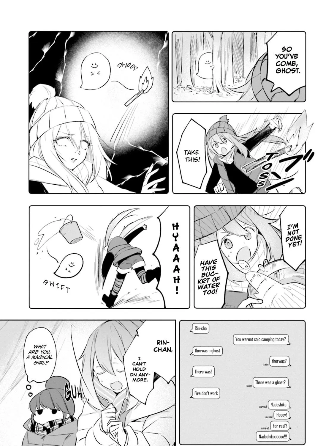 Read Yuru Camp△ Anthology Comic chapter 13 image 8 on Lezhin
