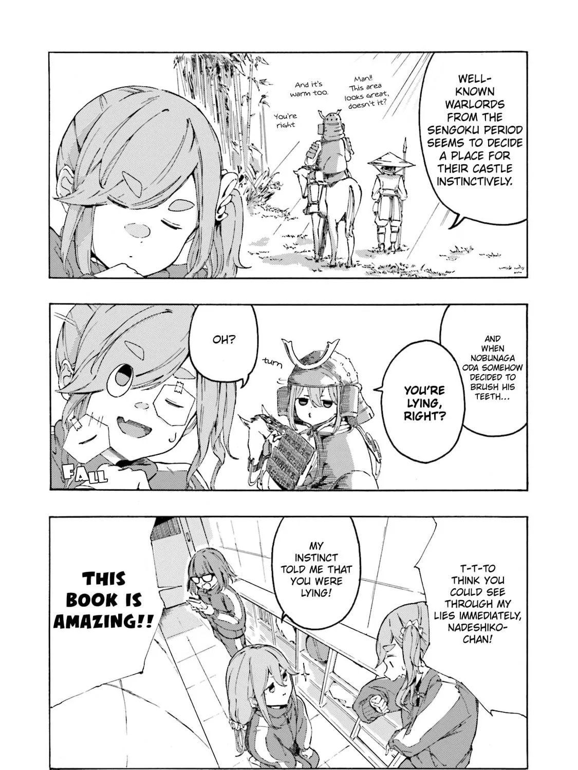Read Yuru Camp△ Anthology Comic chapter 17 image 10 on Lezhin