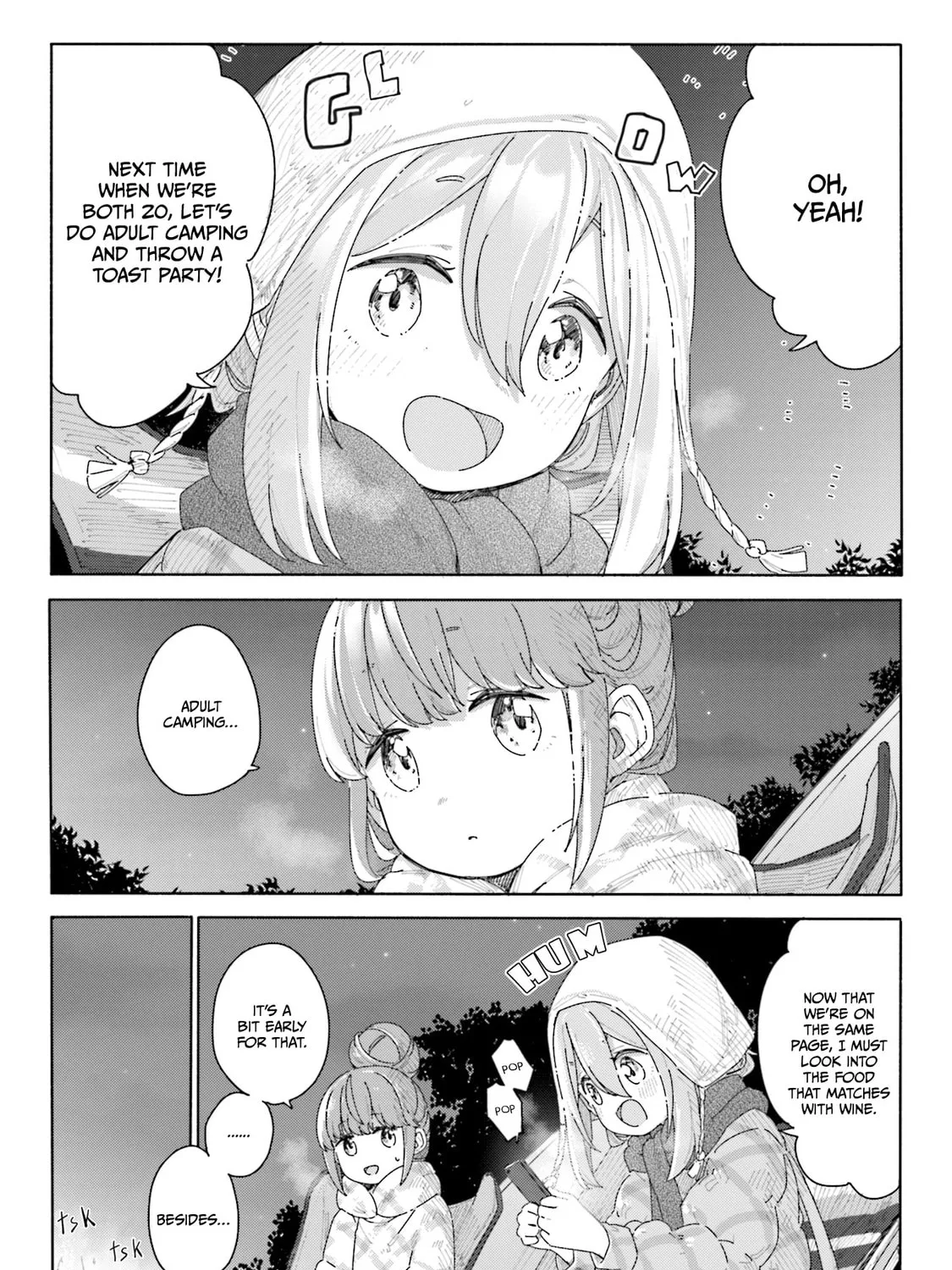 Read Yuru Camp△ Anthology Comic chapter 18 image 12 on Lezhin