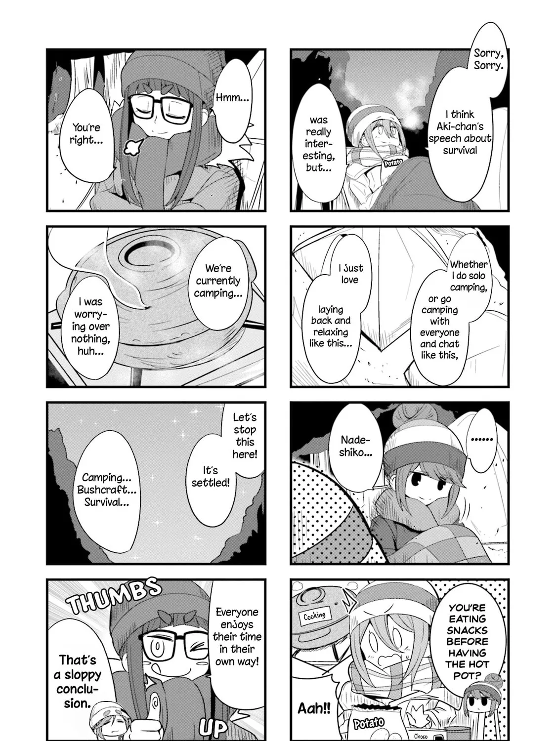 Read Yuru Camp△ Anthology Comic chapter 19 image 12 on Lezhin