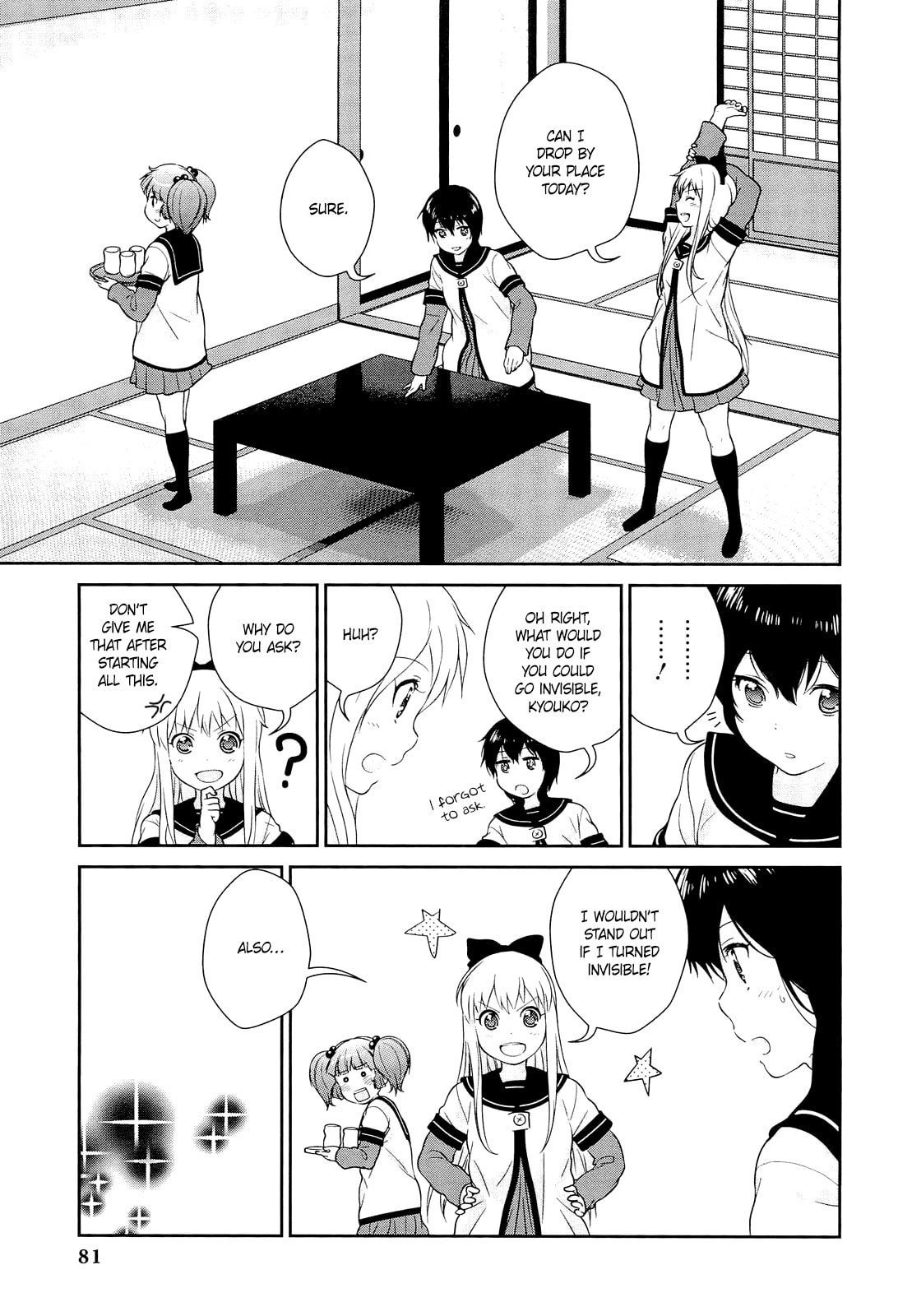 Read Yuru Yuri Comic Anthology chapter 8 image 8 on Lezhin
