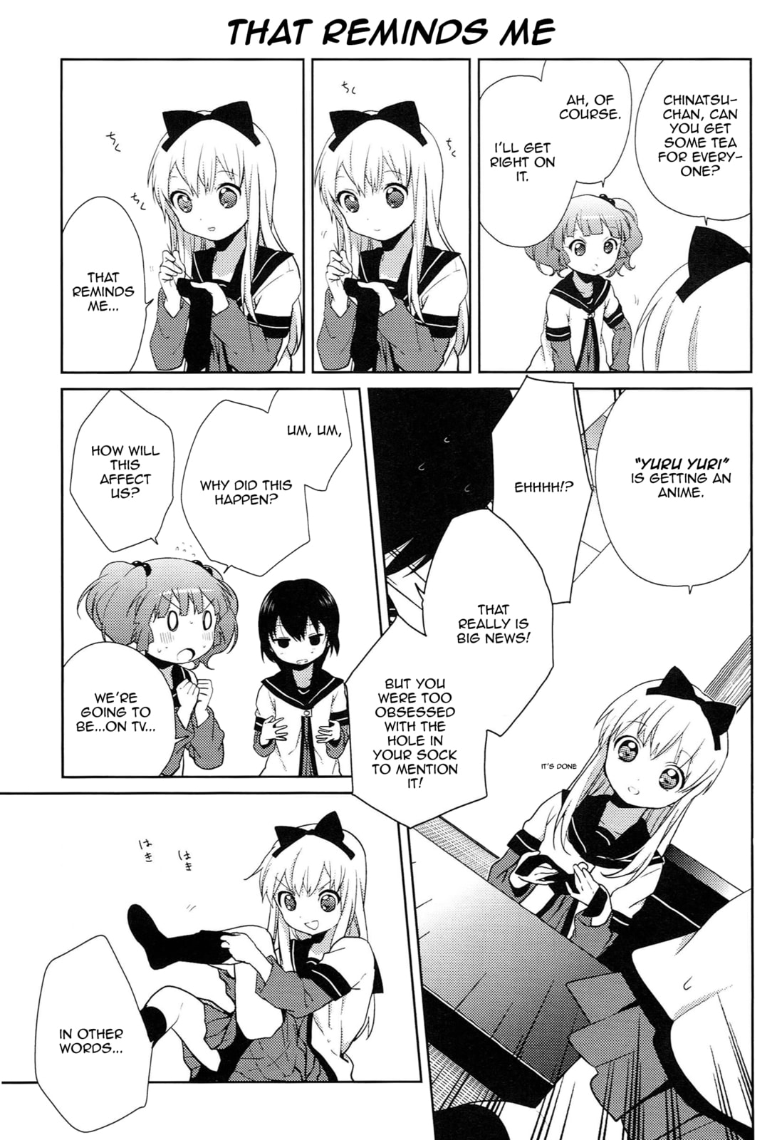 Read Yuru Yuri chapter 0.9 image 2 on Lezhin