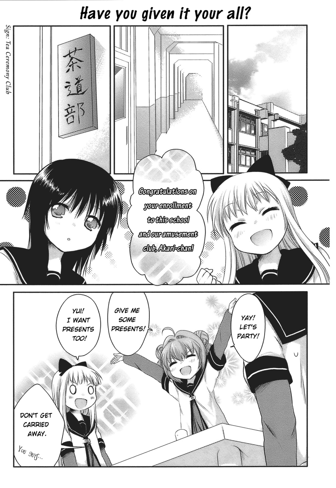 Read Yuru Yuri chapter 1.1 image 5 on Lezhin