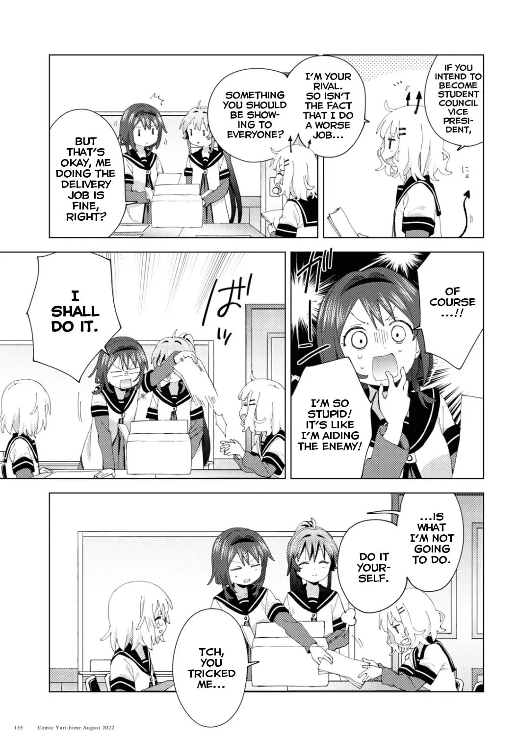 Read Yuru Yuri chapter 187 image 12 on Lezhin