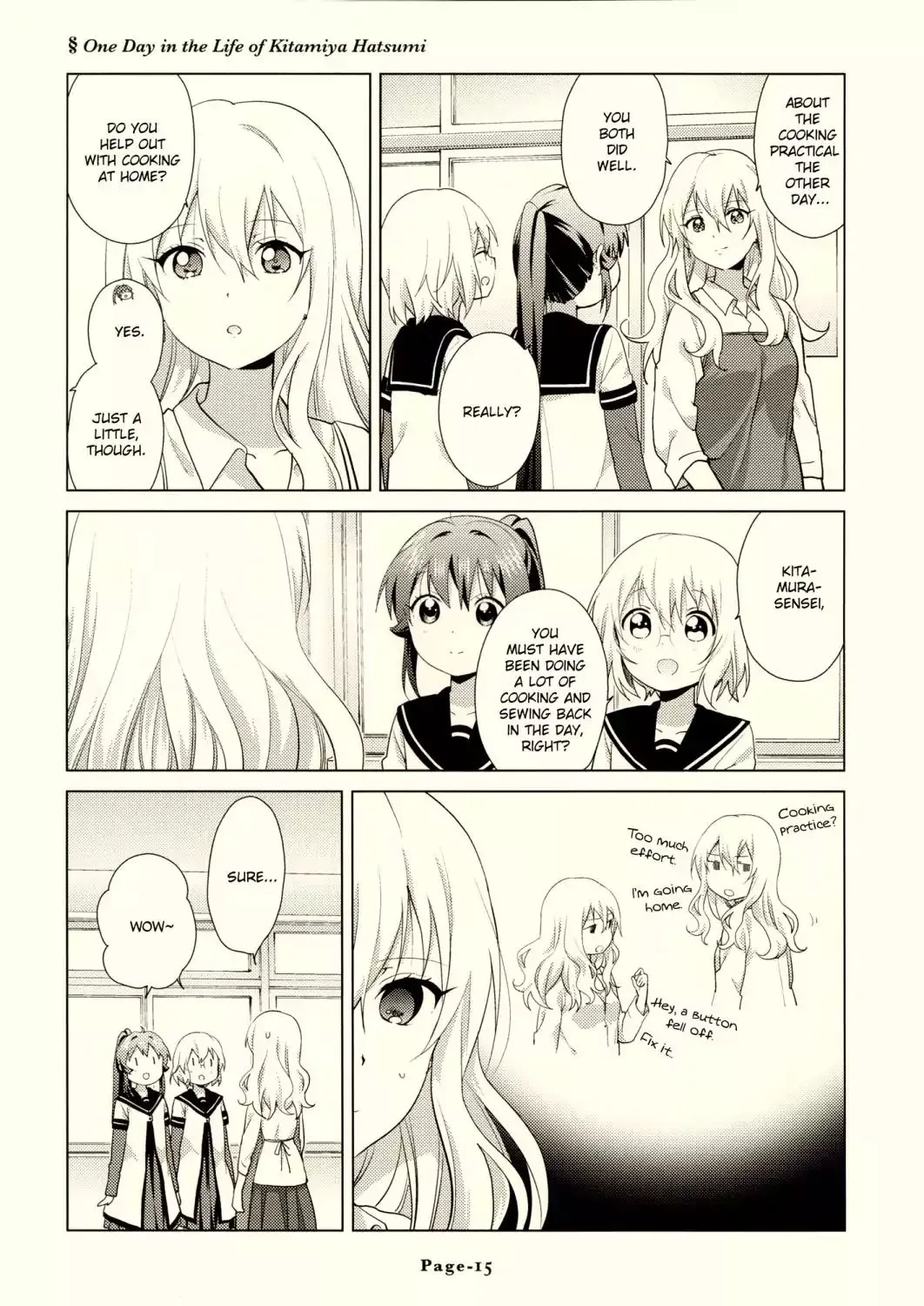 Read Yuru Yuri chapter 2.1 image 15 on Lezhin