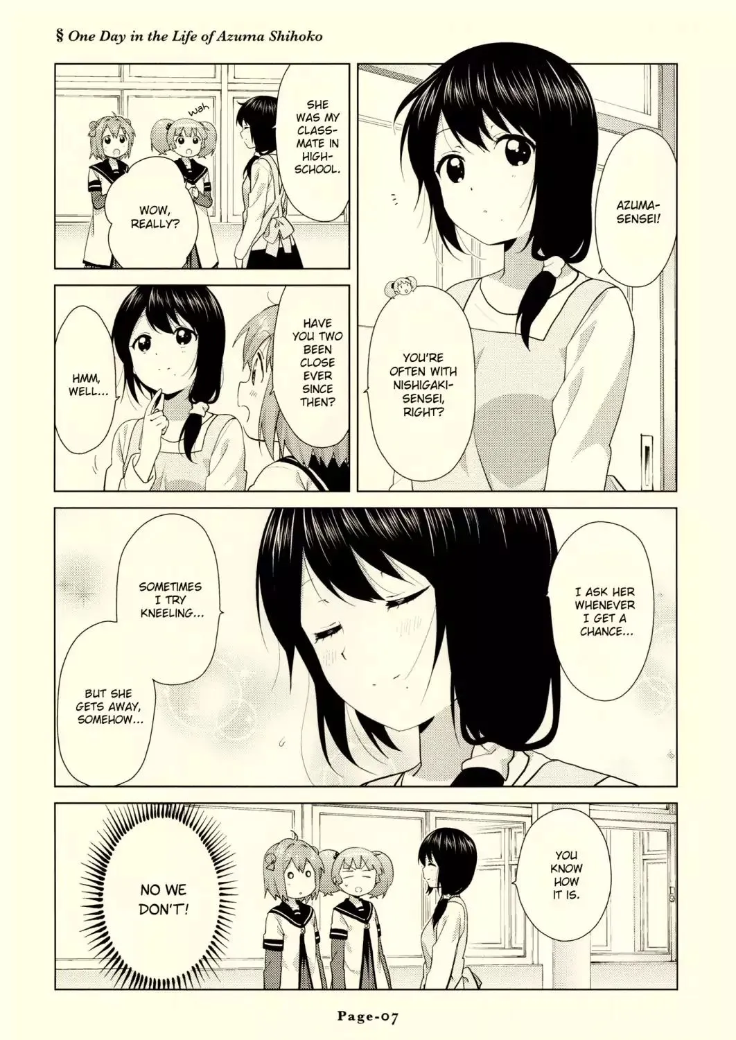 Read Yuru Yuri chapter 2.1 image 7 on Lezhin