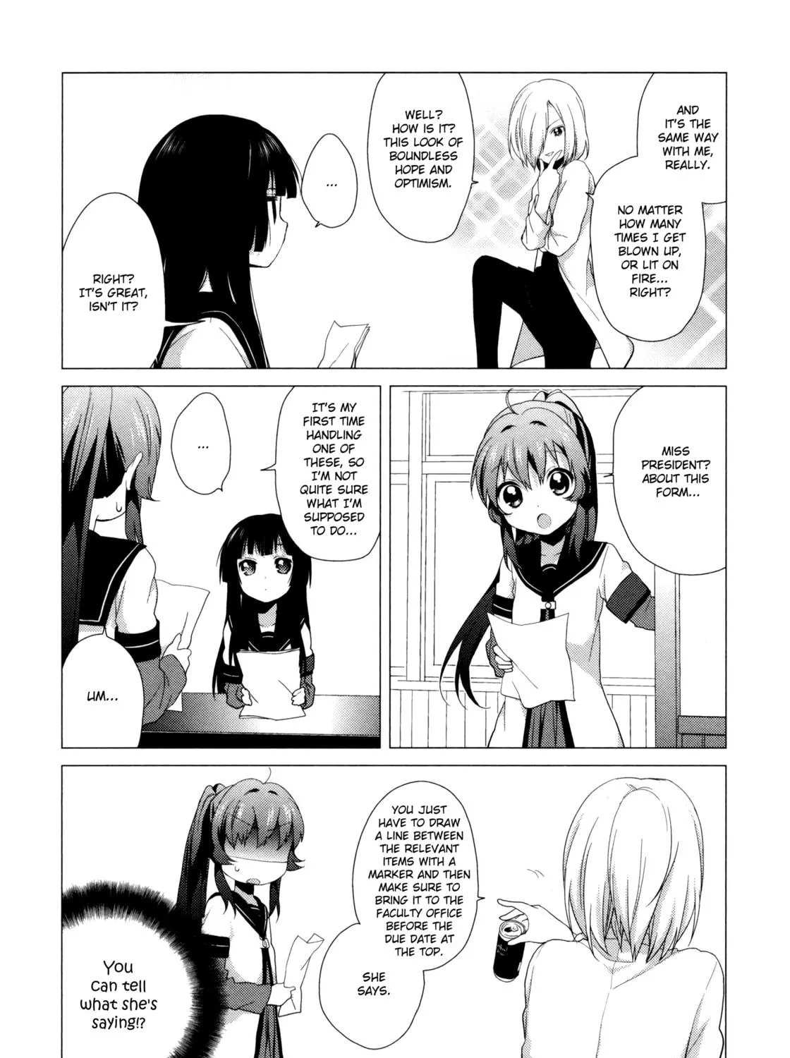 Read Yuru Yuri chapter 36 image 4 on Lezhin