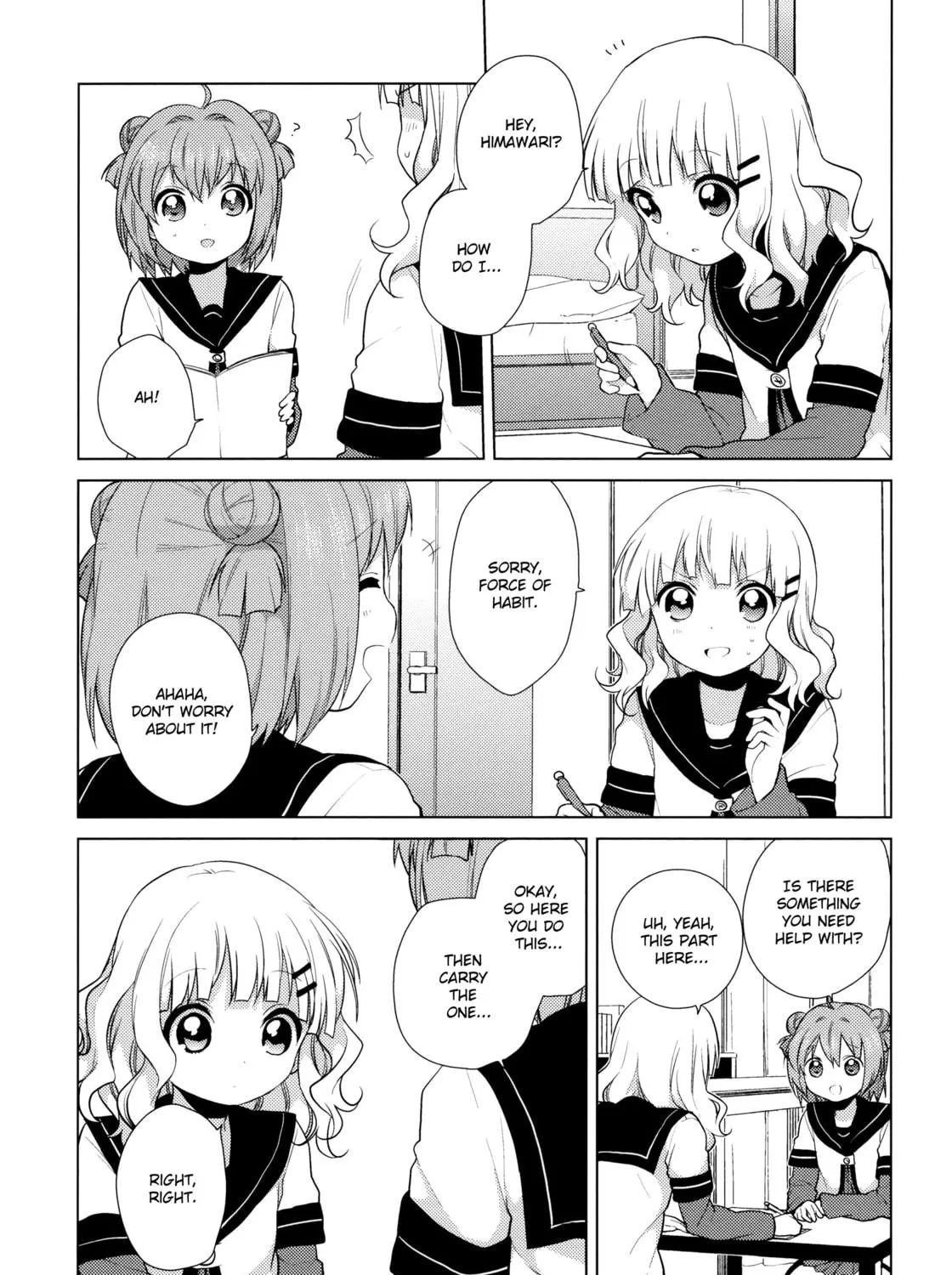 Read Yuru Yuri chapter 46 image 8 on Lezhin
