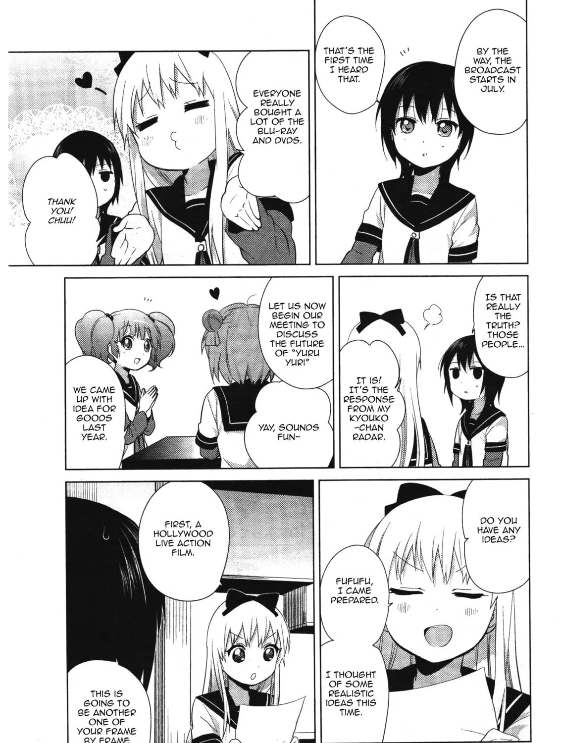 Read Yuru Yuri chapter 78.5 image 4 on Lezhin