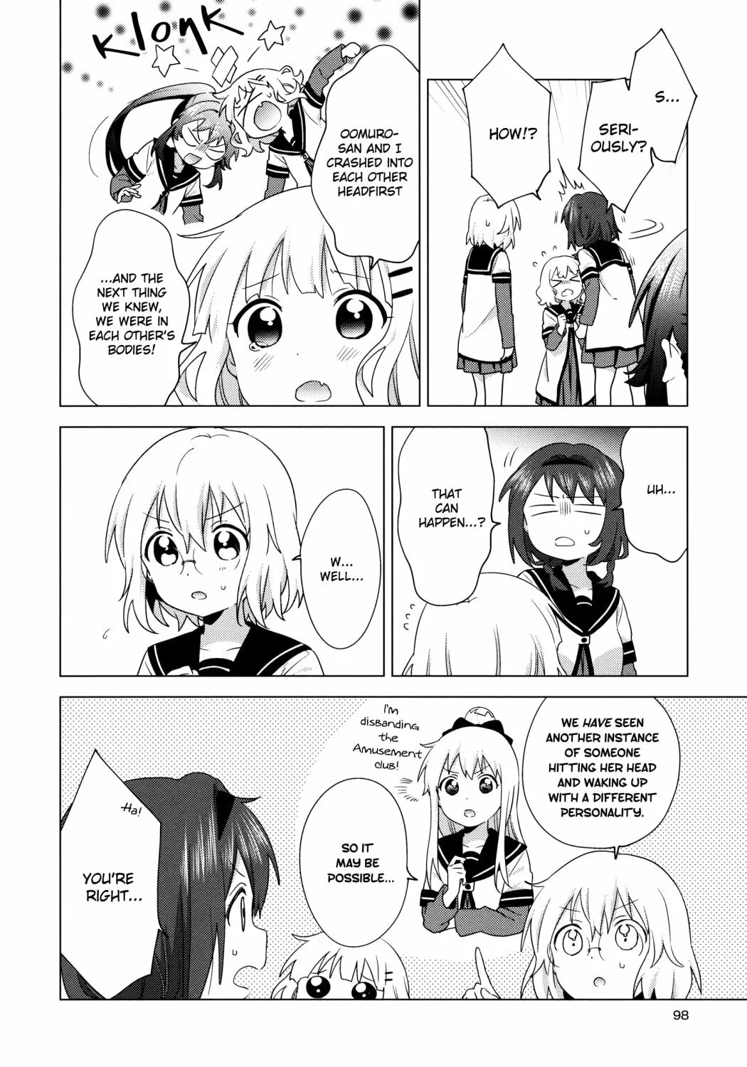 Read Yuruyuri (Colored) chapter 165 image 5 on Lezhin