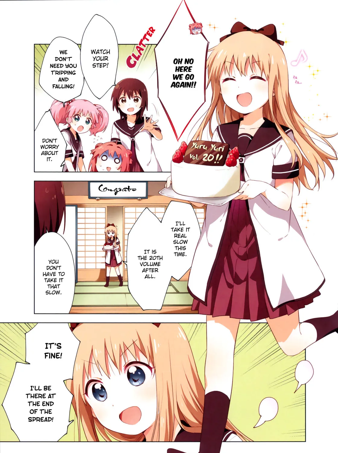 Read Yuruyuri (Colored) chapter 168.8 image 8 on Lezhin