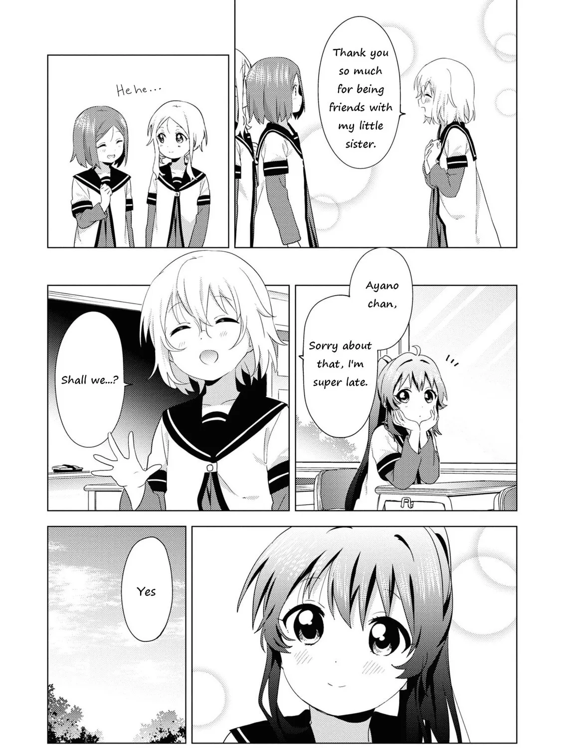 Read Yuruyuri (Colored) chapter 170 image 22 on Lezhin