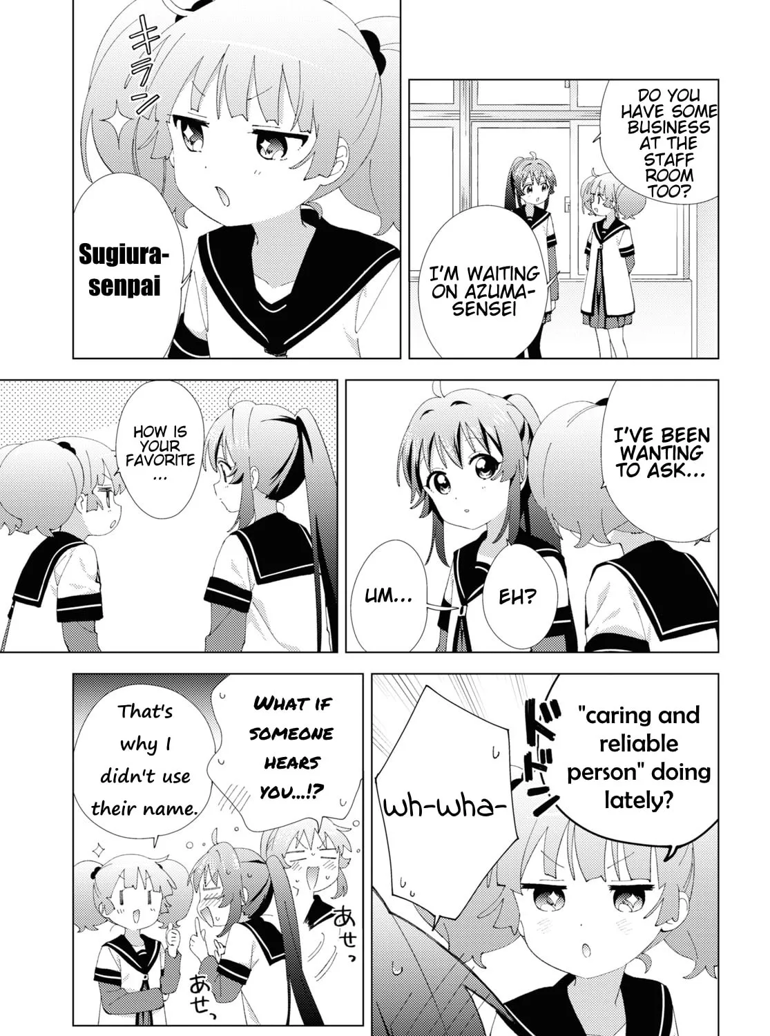 Read Yuruyuri (Colored) chapter 209 image 4 on Lezhin