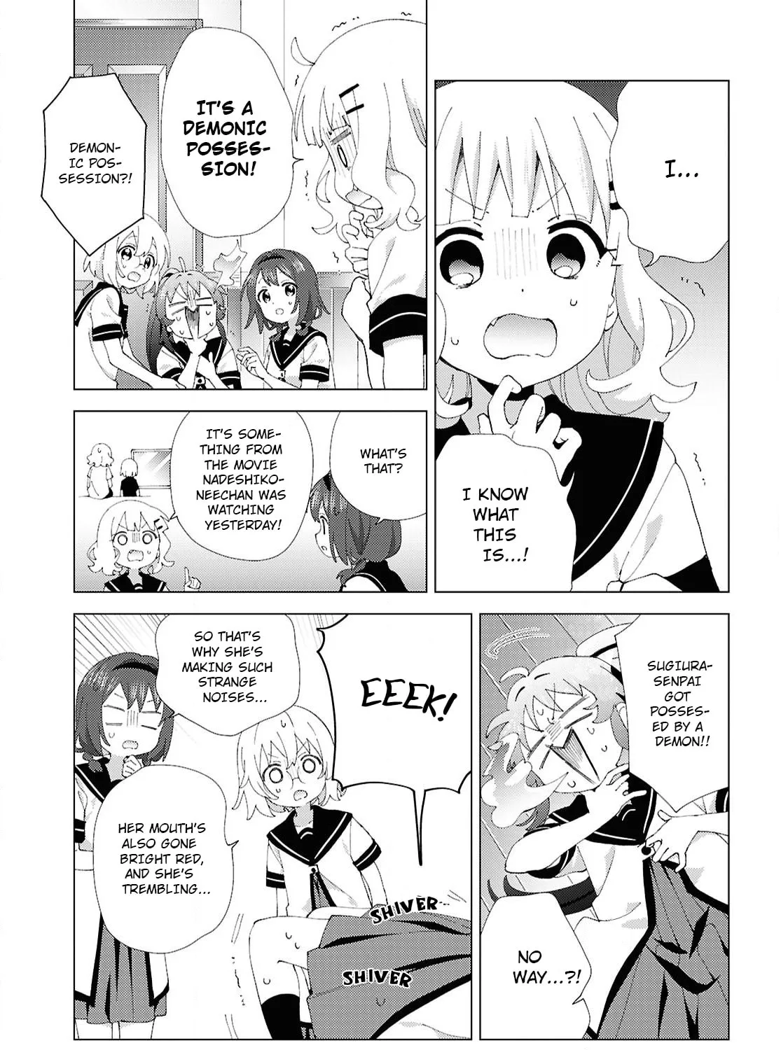 Read Yuruyuri (Colored) chapter 223 image 8 on Lezhin